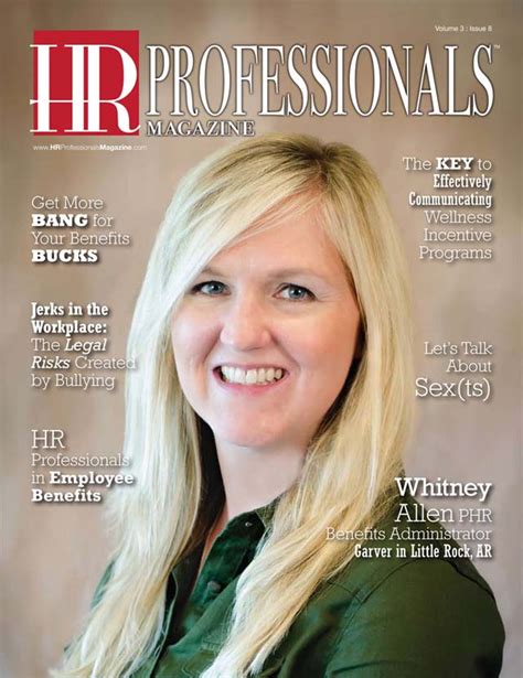 Garver Hr Professionals Magazine Features Whitney Allen
