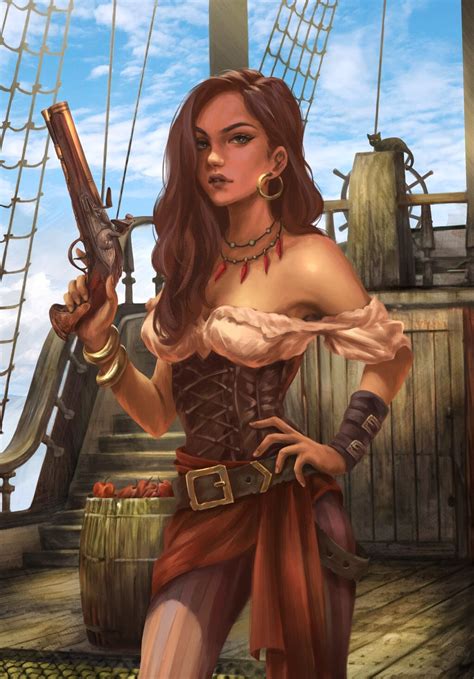 artstation pirate girl