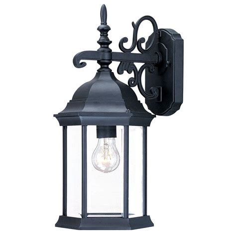 Acclaim Lighting Madison Collection 1 Light Matte Black Outdoor Wall