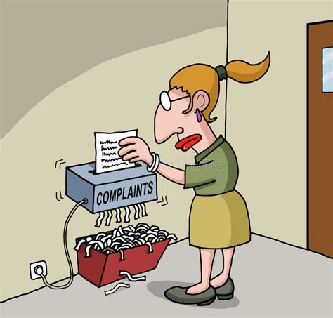 Cartoon About Female Office Worker Stock Illustration Illustration Of