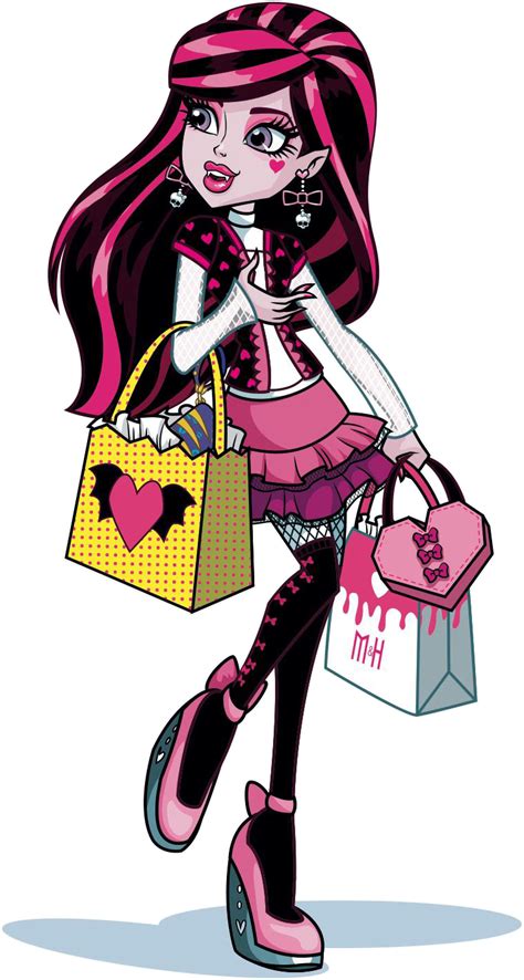 Draculaura Day At The Maul Monster High Characters Monster High Art