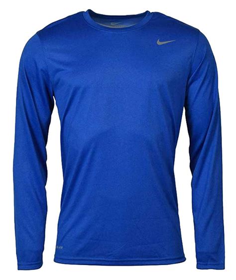 Nike Mens Legend Dri Fit Long Sleeve Performance Tee Shirt T Shirt