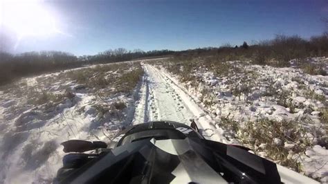 Snowmobile Ride Illinois Youtube