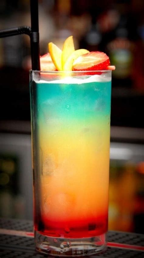 Try serving this layered rum cocktail with a few appetizers like vegetable pinwheels, cucumber avocado dip and crab cakes. Pin on Drinks
