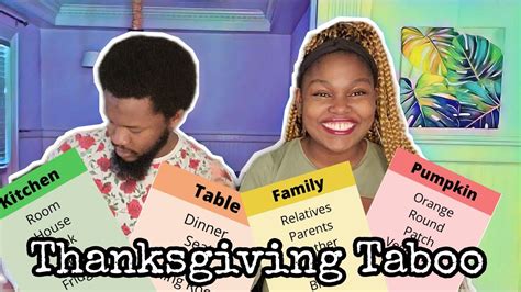 Taboo Thanksgiving Edition Week Of Thankfulness Day 2 Youtube