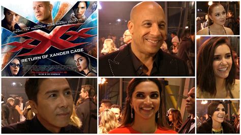 Official facebook page for xxx: xXx: Return of Xander Cage Premiere Interviews | Vin ...