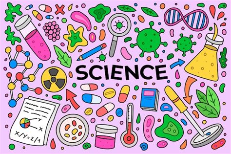 Free Vector Hand Drawn Colorful Science Education Background