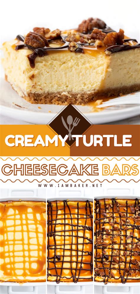 Turtle Cheesecake Bars In 2021 Dessert Recipes Yummy Desserts Easy