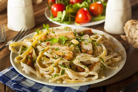 How To Make The Chicken For Chicken Alfredo Add Milk Broth And