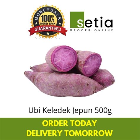 Ubi Keledek Ungu Sweet Potato Purple 500g Setia Grocer Online