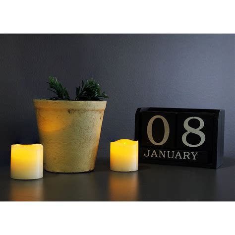 6 Pack Battery Operated Candles Flickering Flameless Led Tea Light Electric Votive Candle