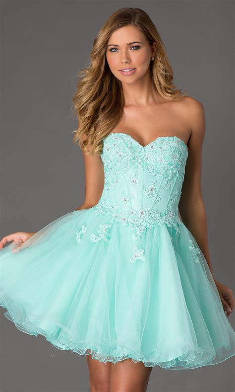 Check out our prom dresses short selection for the very best in unique or custom, handmade pieces from our dresses shops. Strapless Corset Style Short Prom Dress