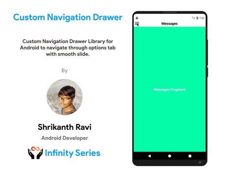 Custom Navigation Drawer Library For Android