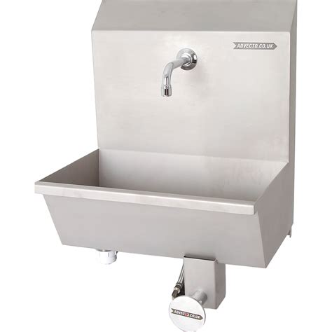 Stainless Knee Operated Hand Wash Sink 1 6 Stations Ls Engineering