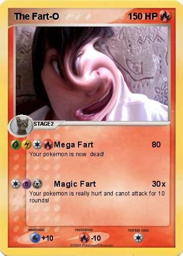 pokémon the fart o mega fart my pokemon card