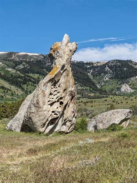An Unusual Rock Formation Of The Three Pool Boulders At Castle Rocks