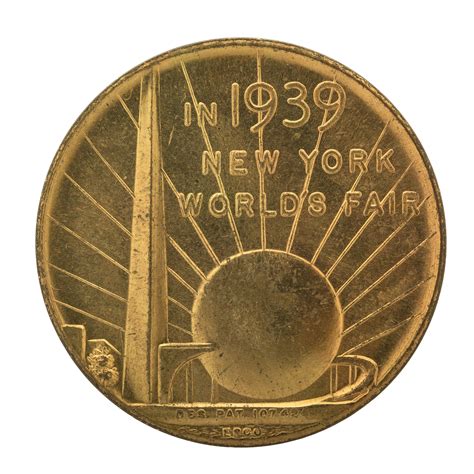 The Worlds Fair And World War In The National Numismatic Collection