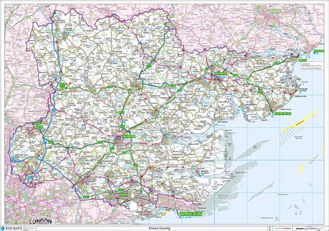 Map Of England Showing Essex Map Of World