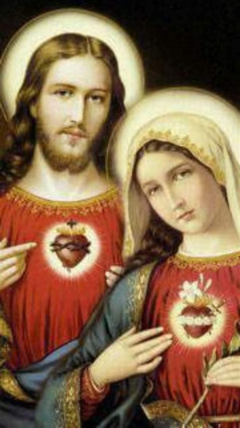 Sagrado Corazon De Jesus Y Maria Hermosos