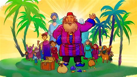 The Story Of Job Kids Bible Lesson Kids Bible Stories