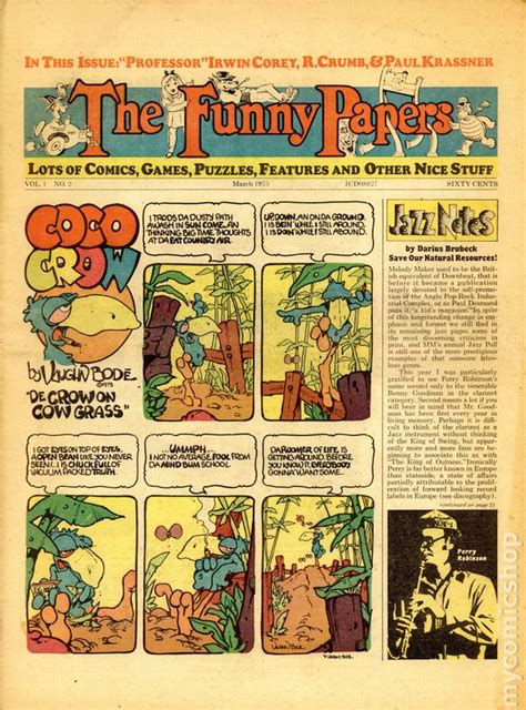 Funny Papers 1975 Tabloid Comic Books