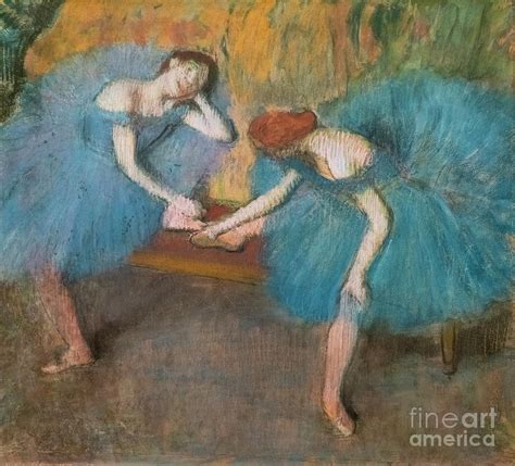 Blue Dancers Painting By Edgar Degas Pixels
