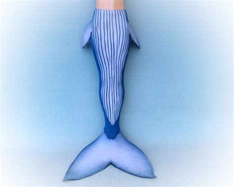 Blue Whale Swimmable Mermaid Tail For Women Blue Fabric Mermaid Tail