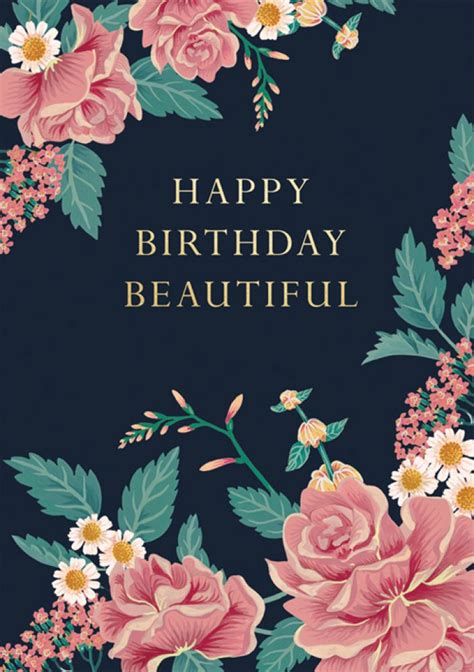 Check spelling or type a new query. Happy Birthday Beautiful Birthday Card : Cath Tate Cards