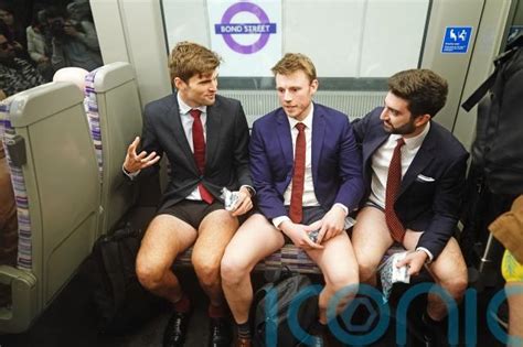 London Commuters Strip Down To Their Pants For No Trousers Tube Ride Ireland Live