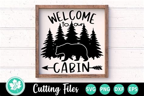Drawing And Illustration Welcome Sign Svg Digital Download Glowforge