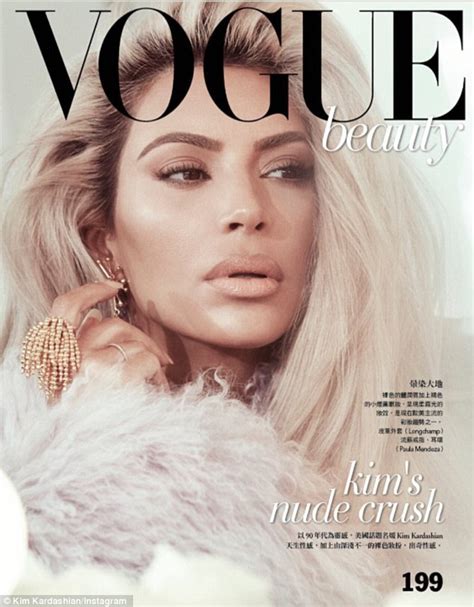 Kim Kardashian Stuns On The Cover Of Vogue Taiwans February 2018