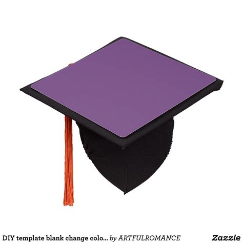 Diy Template Blank Change Color Add Text Image Graduation Cap Topper