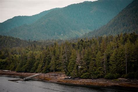 A Pier Reaches Into The Tongass Narrows Near Ketchikan Alaska See More