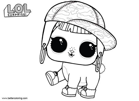 Even the various doll characters are made into various kinds of other products such as bags, pens, socks, drinking containers, and so on. LOL Pets Coloring Pages Bunny Hun - Free Printable ...
