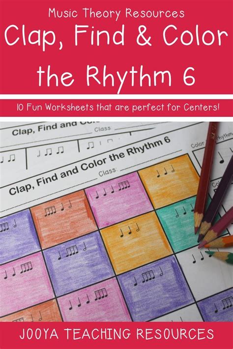 Try This Set Of 10 Fun Clap Find And Color Rhythm Activities With Your