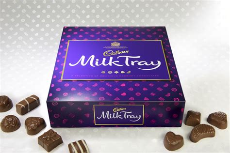 Mit dabei sind die köstlichen sorten: Design Bridge - Cadbury Milk Tray - World Brand Design