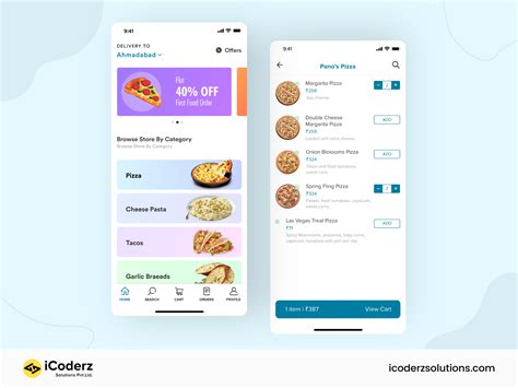 Pizza Delivery App By Icoderz Design On Dribbble