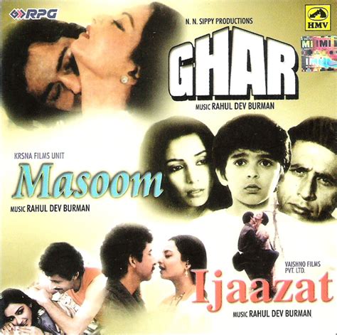 R D Burman Gulzar Ghar 1978 Masoom1982 Ijaazat 1986 Soundtrack Of Classics