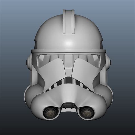 Phase 2 Realistic Clone Helmet 3d File Etsy