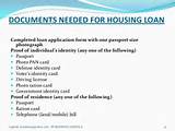 Pictures of Home Loan Application Documents Needed