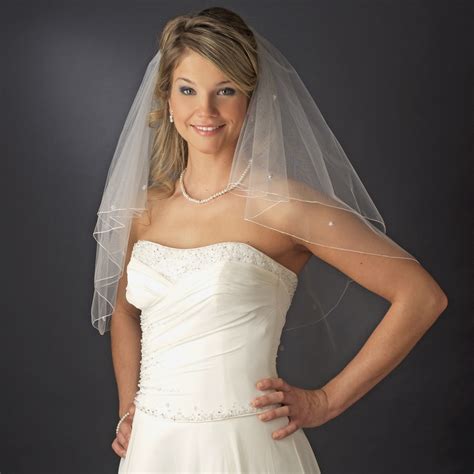 Bridal Veil With Swarovski And Pearl Accents Wedding Dresses Scotland