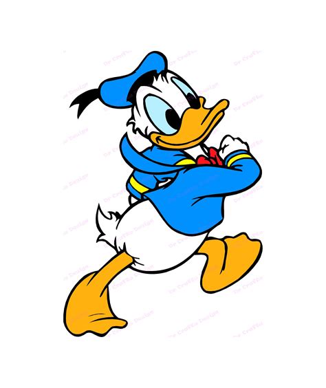 Donald Duck Svg 22 Svg Dxf Cricut Silhouette Cut File Etsy
