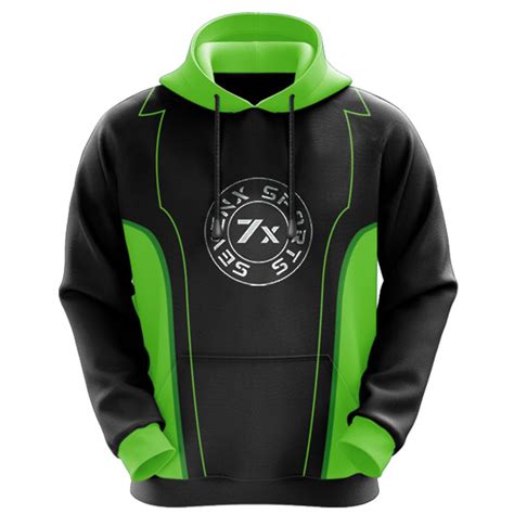 7x Green Forest Sublimated Hoodies High Quality Pullover Hoodie
