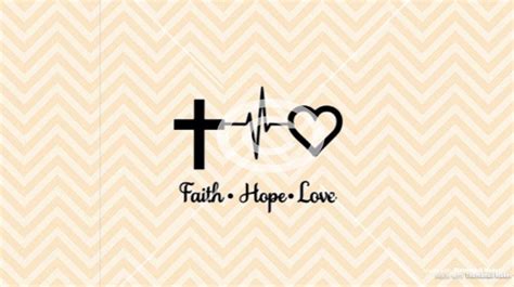 Faith Hope Love Svg Cross Ekg Line Heart Svg Cross Svg Etsy