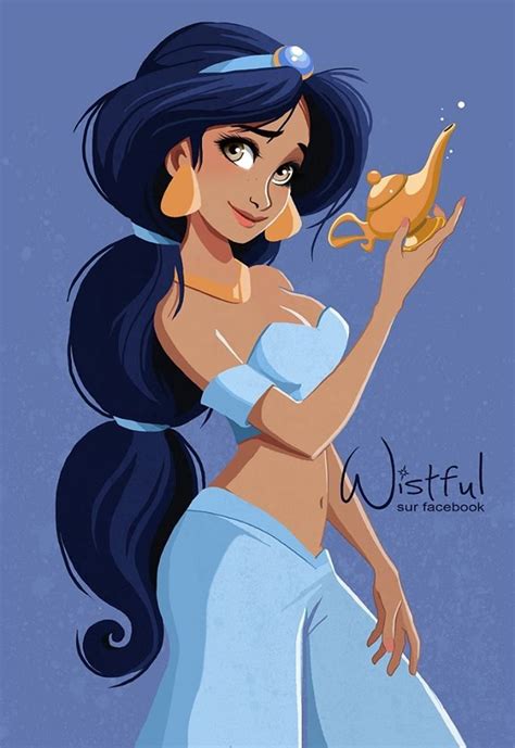 Jasmine Drawing By Wistfulart Facebook Aladdin Disney Disney