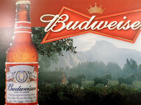 Budweiser King Of Beers Bud Beer Image Tin Sign Man Cave Bar Related