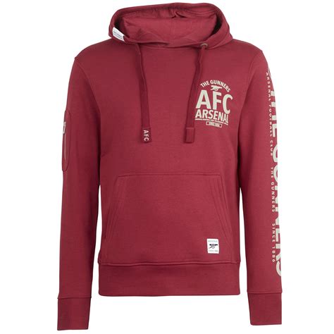 Arsenal Since 1886 Gunners Sleeve Print Hoody | Official Online Store