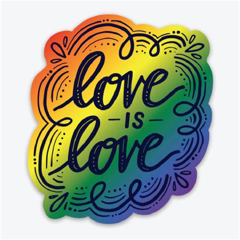 Love Is Love Sticker — Lettering Works