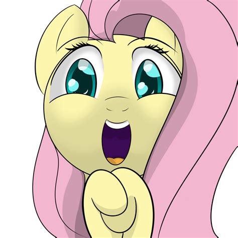Fluttershy Is Amused By Datapony On Deviantart