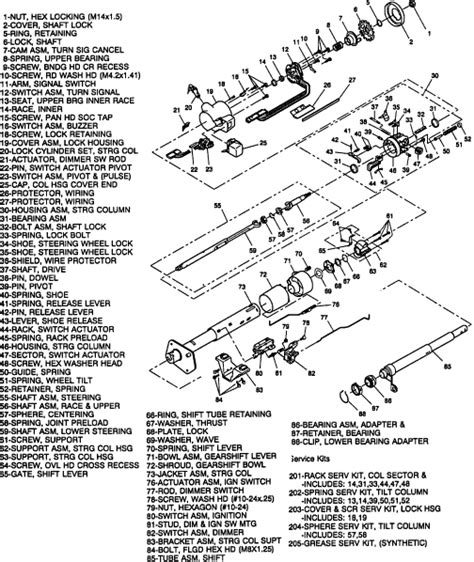 Diagram 1996 S10 Steering Column Diagram Mydiagramonline